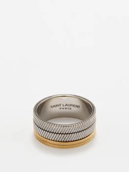 Yves Saint Laurent | Tandem two-tone ring 