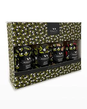 Frantoio Muraglia | Spiced Line Extra Virgin Olive Oil Tasting Box - Pepper, Ginger, Garlic & Celery - 4 x 1.69 oz. Bottles,商家Neiman Marcus,价格¥299