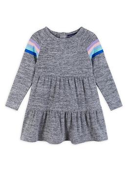 Andy & Evan | Little Girl's Striped Tiered Dress商品图片,