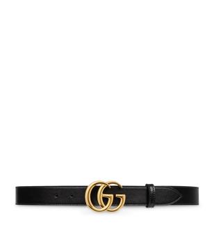 gucci皮带, Gucci | Leather GG Marmont Belt商品图片 