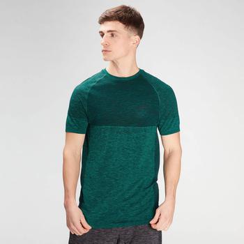 推荐MP Men's Seamless Short Sleeve T-Shirt- Energy Green Marl商品