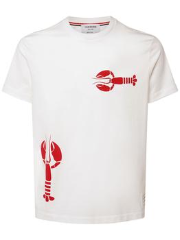 推荐Lobster Print Cotton Jersey T-shirt商品
