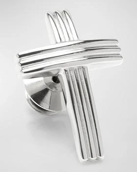 Cufflinks Inc. | Men's Stainless Steel Cross Lapel Pin,商家Neiman Marcus,价格¥370