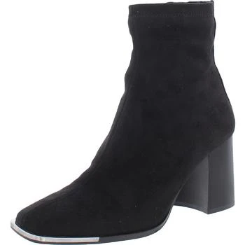 推荐Steve Madden Womens Nourish Square Toe Stacked Heel Ankle Boots商品