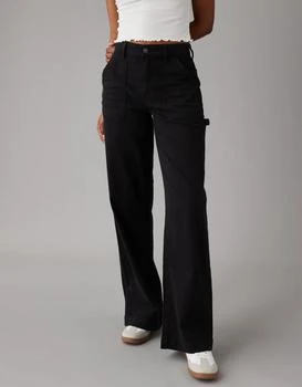 AE | AE Stretch Super High-Waisted Baggy Wide-Leg Pant 