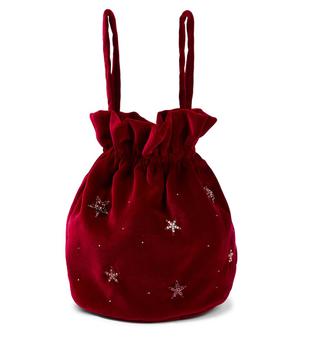 商品IL GUFO | Embellished velvet bucket bag,商家MyTheresa,价格¥1241图片