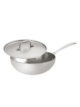 商品American Kitchen | Stainless Steel 3-Qt Saucier & Cover,商家Saks Fifth Avenue,价格¥1074图片