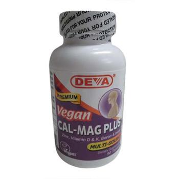 商品Deva Nutrition Calcium Magnesium Plus Tablets, Vegan - 90 Ea图片