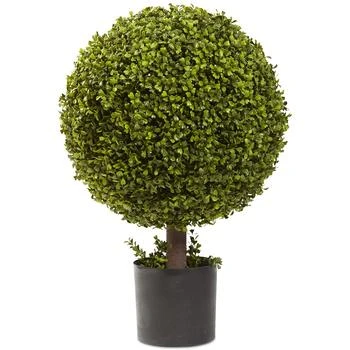 NEARLY NATURAL | 27" Boxwood Ball Topiary Artificial Plant,商家Macy's,价格¥1755