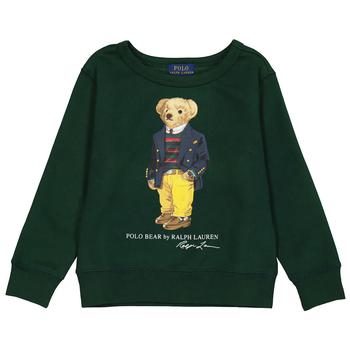 推荐Kids Polo Bear Cotton Jersey Sweatshirt商品