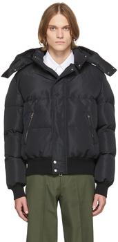 Alexander McQueen | 黑色填充夹克商品图片,