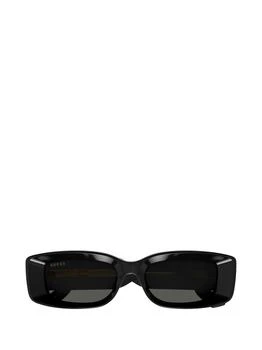 Gucci | Gucci Eyewear Rectangular Frame Sunglases 6.7折, 独家减免邮费