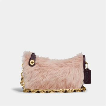 coach swinger, Coach | Coach Women's Shearling Swinger Bag - Oxblood商品图片 3.9折