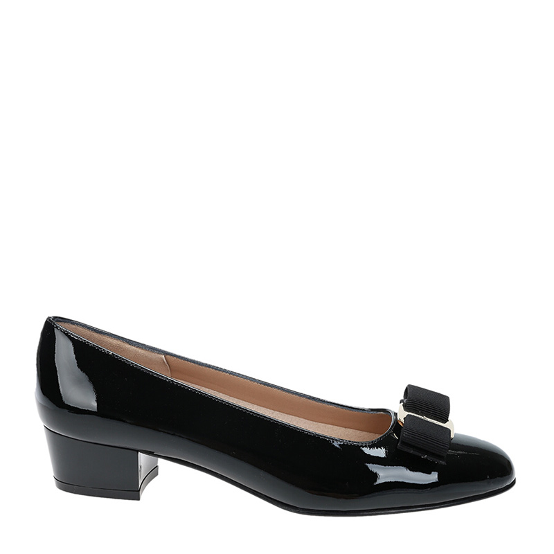菲拉格慕香水眉笔, Salvatore Ferragamo | Salvatore Ferragamo 菲拉格慕 女士黑色亮面牛皮VARINA系列低跟鞋 0574556-PA-C-NERO商品图片 独家减免邮费