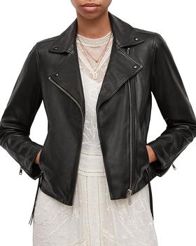 商品ALL SAINTS | Dalby Leather Biker Jacket,商家Bloomingdale's,价格¥3612图片
