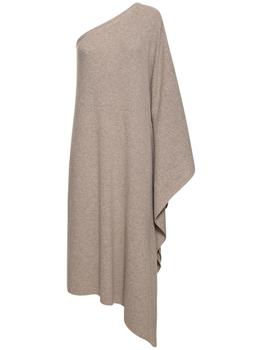 Michael Kors | One Shoulder Cashmere Knit Long Caftan商品图片,