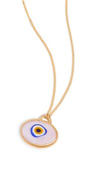 Chan Luu, Chan Luu | Chan Luu Pink Grand Evil Eye Pendant Necklace商品图片 