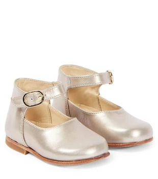 Bonpoint | 婴幼儿 — Bijou皮革平底鞋,商家MyTheresa CN,价格¥1341