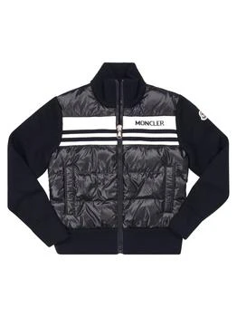 Moncler | Moncler Enfant Logo-Intarsia Zipped Padded Jacket 7折
