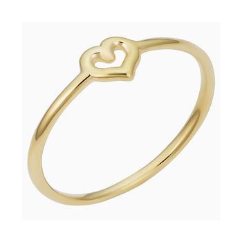 商品Heart Of Gold Ring In 14K Yellow Gold- 8 inches图片