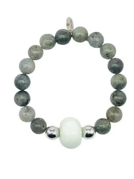 Jewelit | Women's Stoned Bracelet In Labradorite Jade Hematite,商家Premium Outlets,价格¥313