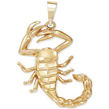 商品Macy's | Polished Scorpion Pendant in 10k Gold,商家Macy's,价格¥6079图片