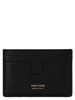 商品Tom Ford | Logo Leather Card Holder Wallets, Card Holders Black,商家Wanan Luxury,价格¥1796图片
