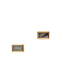 商品Chan Luu | 18K Gold-Plate & Turquoise Stud Earrings,商家Saks Fifth Avenue,价格¥823图片