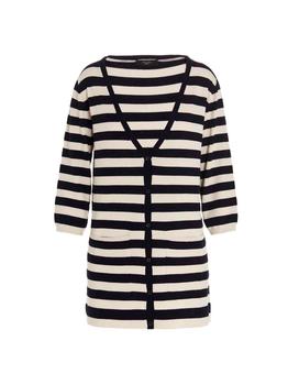 max mara weekend好用吗, Weekend Max Mara | Weekend Max Mara Striped Buttoned Cardigan商品图片 