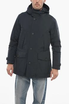 Woolrich | Solid Color MARINA Padded Jacket with Hood,商家Premium Outlets,价格¥4678