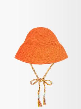 推荐Beach Break crocheted cotton bucket hat商品