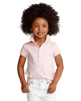 Ralph Lauren | Girls' Mesh Knit Polo - Little Kid, Big Kid商品图片,