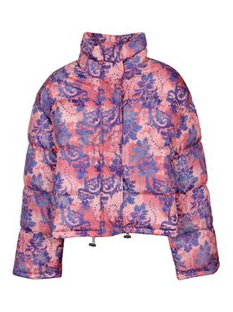 Versace | Versace Jeans Couture Allover Floral Printed Quilted Jacket商品图片,6.7折起