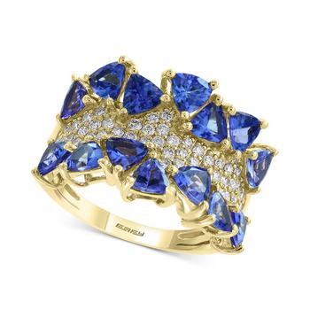 商品Effy | EFFY® Tanzanite (3 ct. t.w.) & Diamond (3/8 ct. t.w.) Ring in 14k Gold,商家Macy's,价格¥9625图片