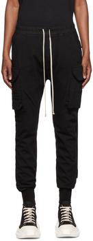 Rick Owens | Black Mastodon Cargo Pants商品图片,独家减免邮费