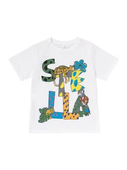 Stella McCartney | Rubber Logo Organic Cotton T-shirt 5.8折×额外7.5折, 额外七五折