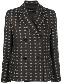 Emporio Armani | EMPORIO ARMANI Wool blend single-breasted blazer jacket商品图片,7.4折