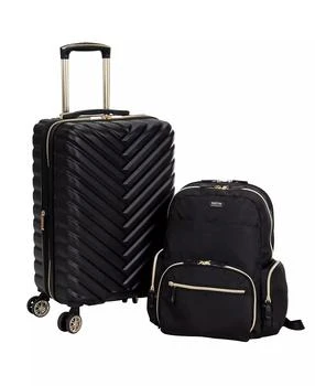 Kenneth Cole | 2-Pc. 20" Chevron Carry-On 15" Laptop Backpack Set,商家Macy's,价格¥1132