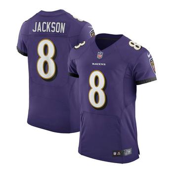 Men's Lamar Jackson Purple Baltimore Ravens Vapor Elite Player Jersey product img