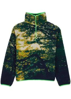 推荐Printed half-zip fleece sweatshirt商品