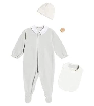 Bonpoint | Baby onesie, hat and bib set 独家减免邮费