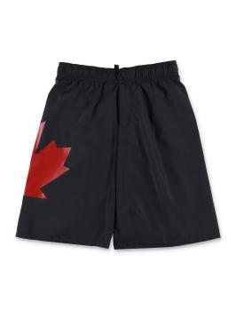 商品DSQUARED2 | DSQUARED2 男童泳裤 22PDQ1007D00QKDQ900T 黑色,商家Beyond Moda Europa,价格¥453图片