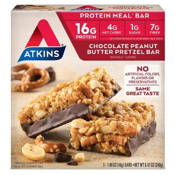 Atkins | Meal Bars Chocolate Peanut Butter Pretzel,商家Walgreens,价格¥93