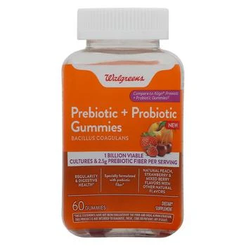Prebiotic + Probiotic Gummies Peach, Strawberry & Mixed Berry