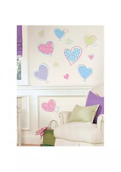 商品RMK1434SCS Hearts Peel & Stick Wall Decals,商家Belk,价格¥211图片