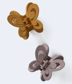 Aeropostale | Aeropostale Matte Butterfly Claw Hair Clip 2-Pack 4.9折