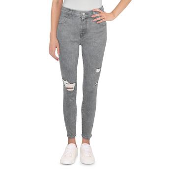 推荐J Brand Womens Distressed High Rise Skinny Jeans商品