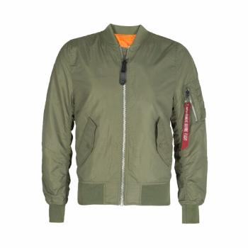 推荐ALPHA INDUSTRIES 男士军绿色尼龙飞行员夹克 MJL46000C1-053商品