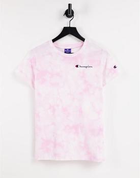 CHAMPION | Champion tie dye t-shirt in pink商品图片,6折×额外9.5折, 额外九五折