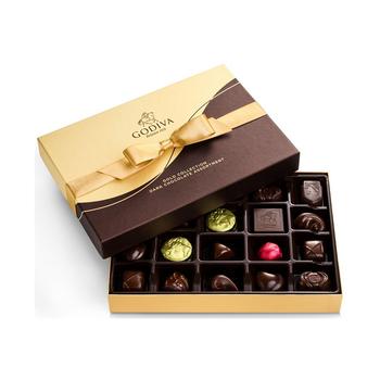 商品Godiva |  22颗大块黑巧组合装礼盒,商家Macy's,价格¥308图片